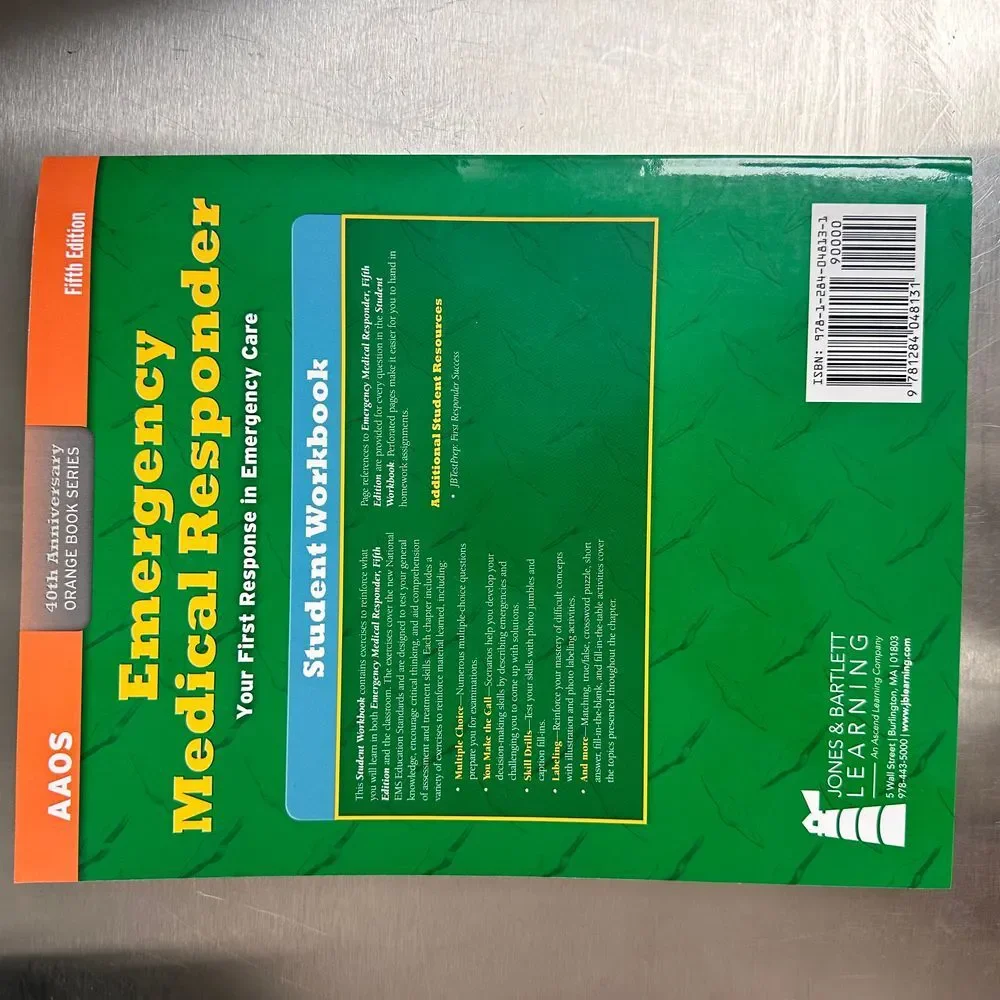 Emergency Medical Responder AAOS 5th Edition‎ Student Workbook